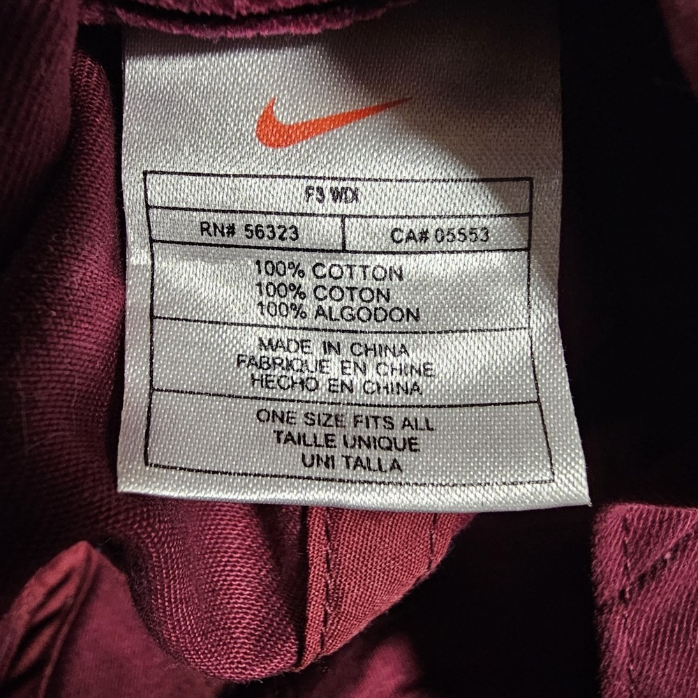Maroon Embroidered Nike Team Texas A&M Strapback Hat Cap - Picture 8 of 8
